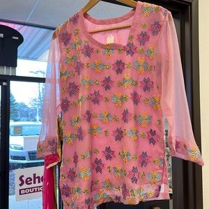 Baby Pink tunic top . New !!